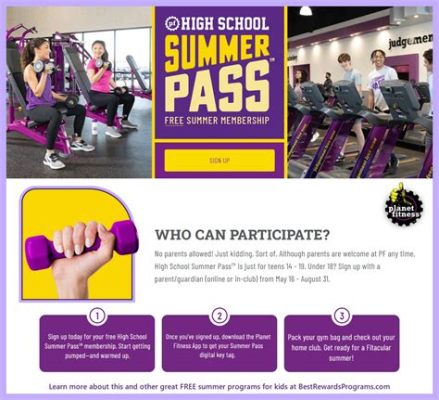 is planet fitness free for students